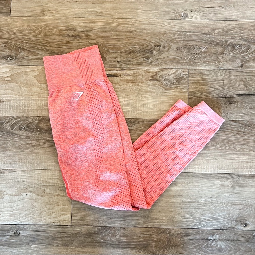 Gymshark vital seamless coral marl leggings